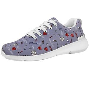 Hawkwell Sneakers Womens Size 7 Elena Purple Nurses Low Top Lace Up Sneakers NWT